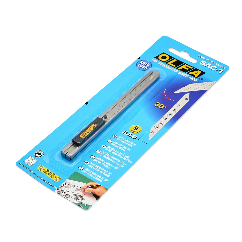 Нож OLFA SAC-1, Graphics, 30 градусов